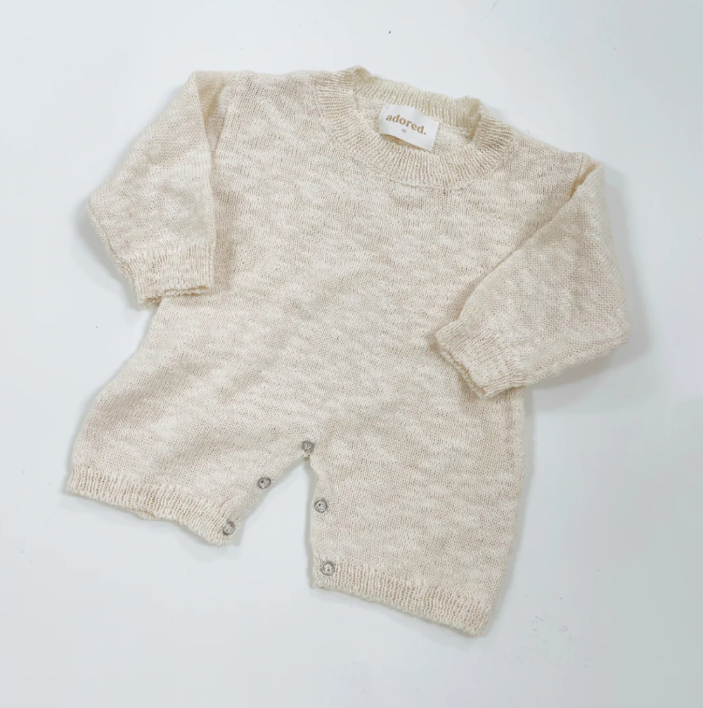 Adored - Luca Knit Romper Butter|68953