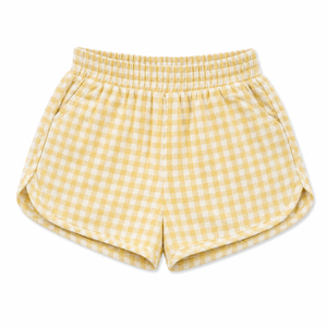 Mebie Baby - Yellow Gingham Shorts