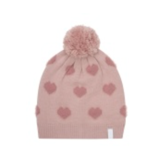Minymo - Soft Teddy Hearts Toque|163662