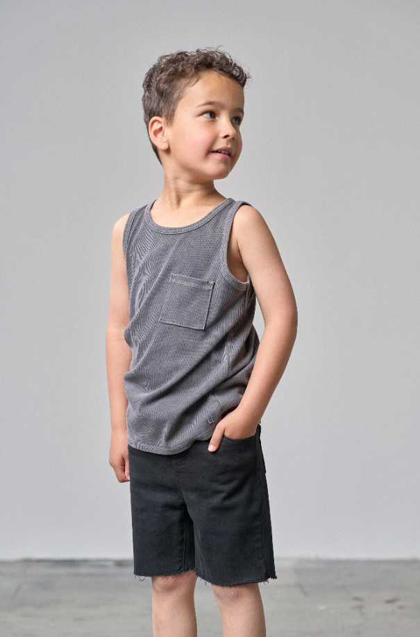 Boys Denim Short - Black Wash|142066