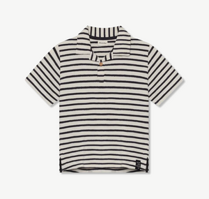 Minymo - Polo Vanilla Ice Stripe|196219