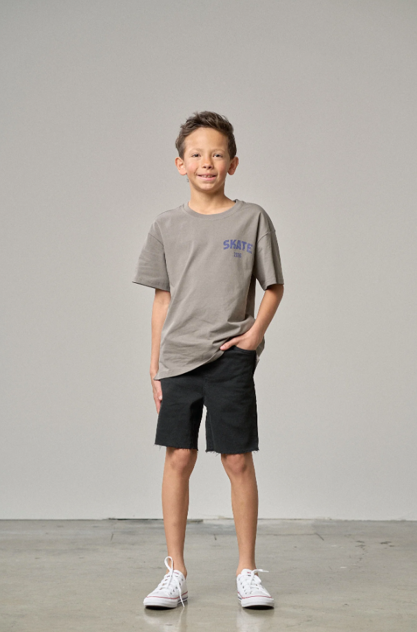 Boys Denim Short - Black Wash|142071