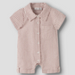 Name It - Striped Romper Mocha|209371