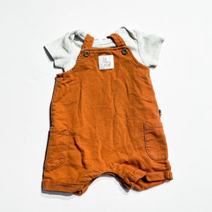 Rabbit + Bear Overalls 6-9M|225737