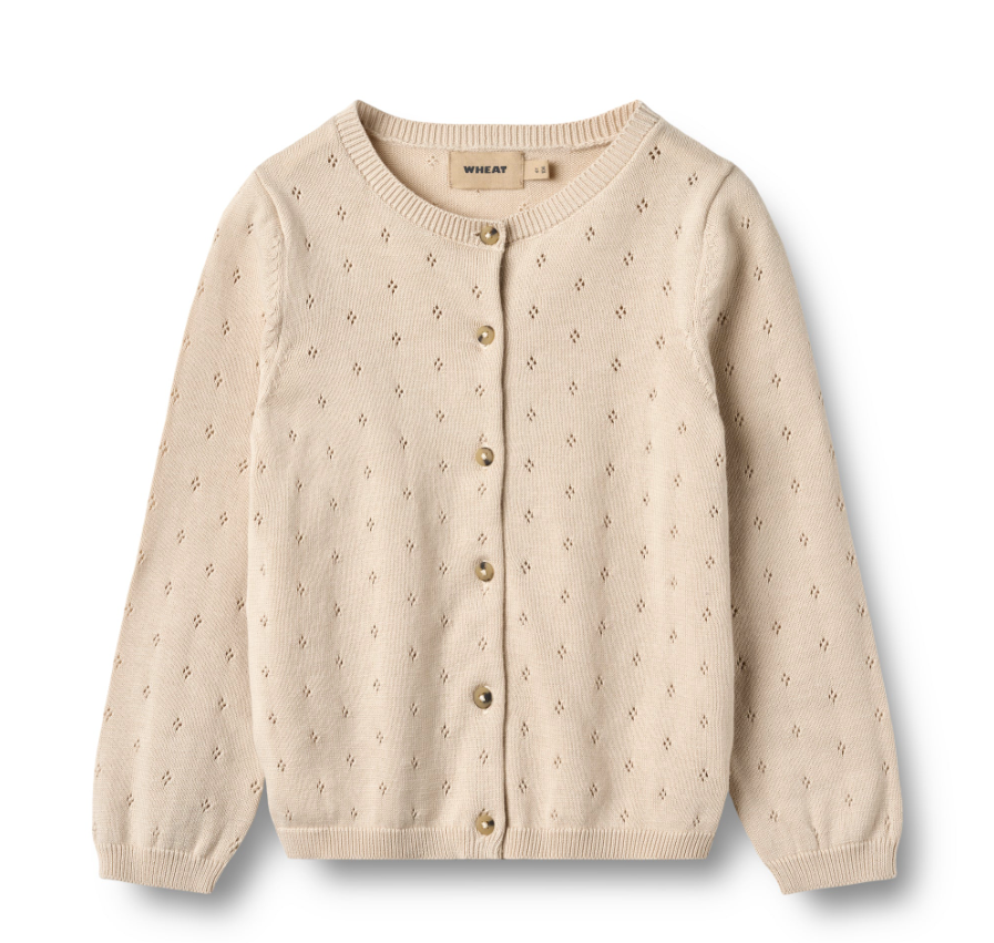 Wheat -	 Knit Cardigan Maia offwhite|164379