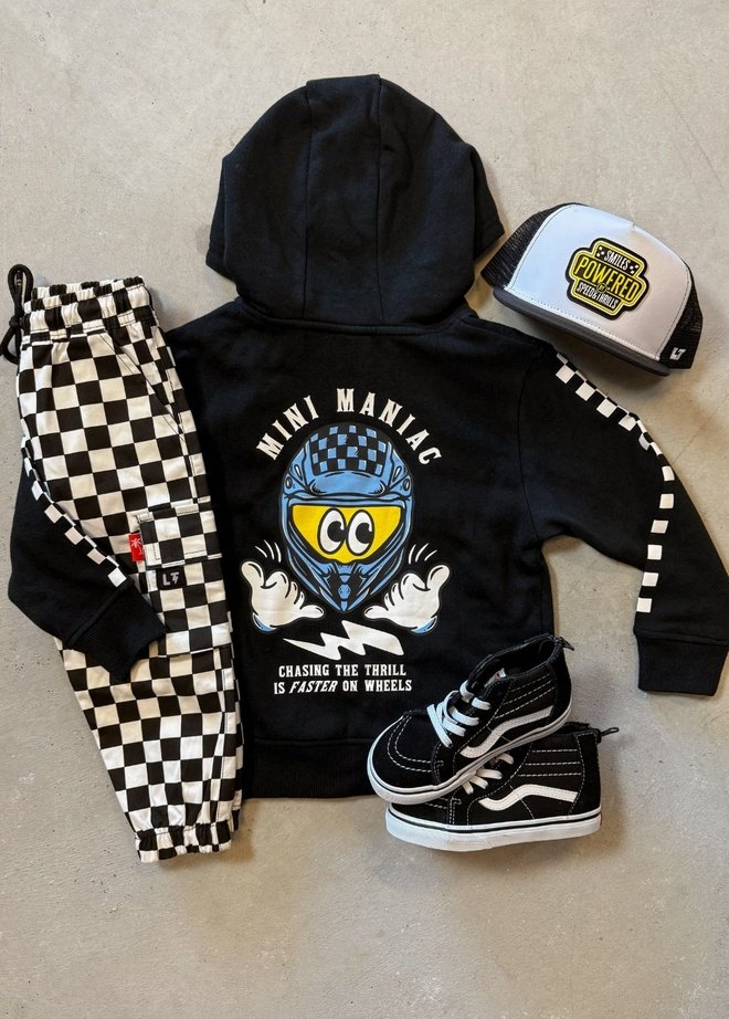 Little Trouble - Mini Maniac Zip-Up Hoodie|178700