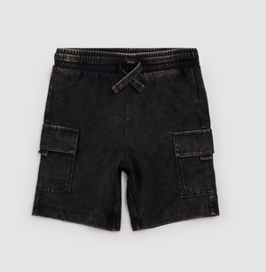 Miles The Label - Shorts Black Wash|193743