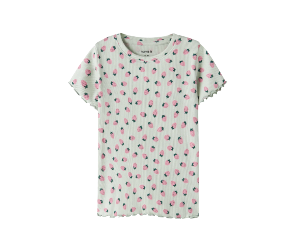 Name It - Ribbed Ruffle Tee|209545
