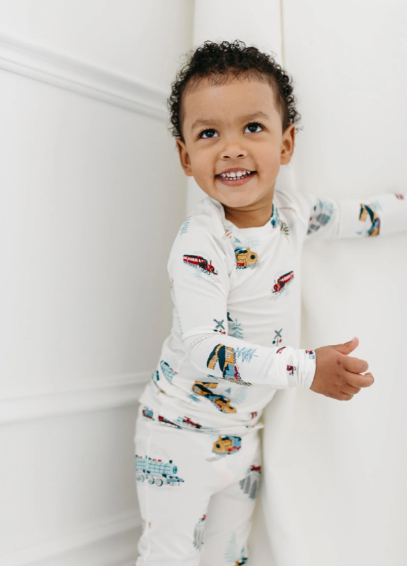 Loulou Lollipop - Long Sleeve Pajama Set All Aboard|114264