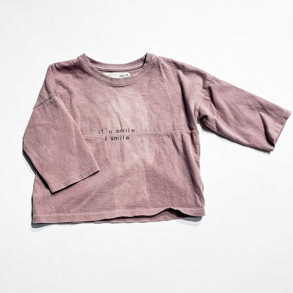 Zara Shirt 9-12M **Imperfection|204340
