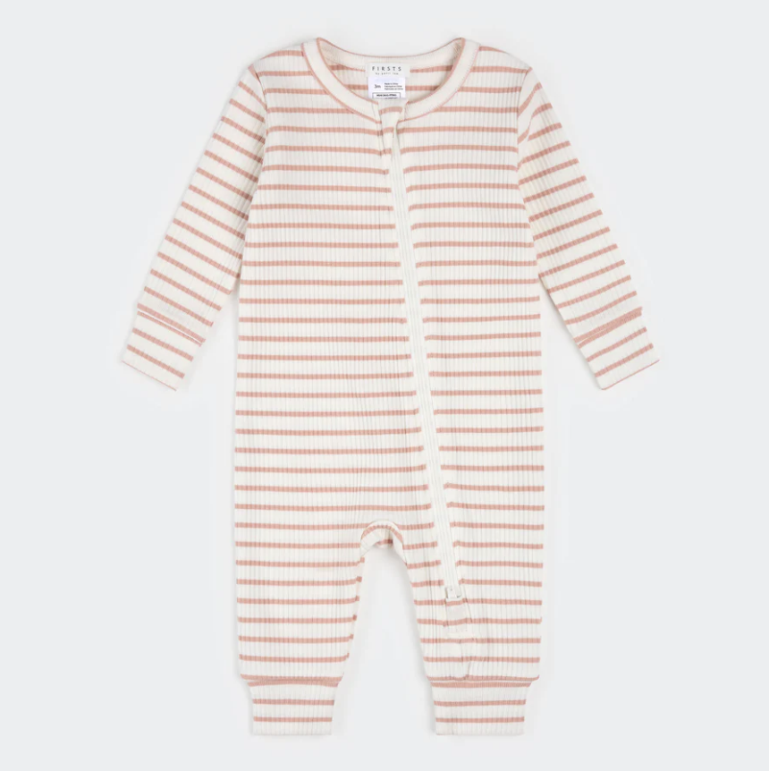 Petit Lem - Sleeper - Pink Striped|187075