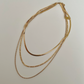 Shaylene Three Layer Necklace - 18K PVD Gold Plating|176909