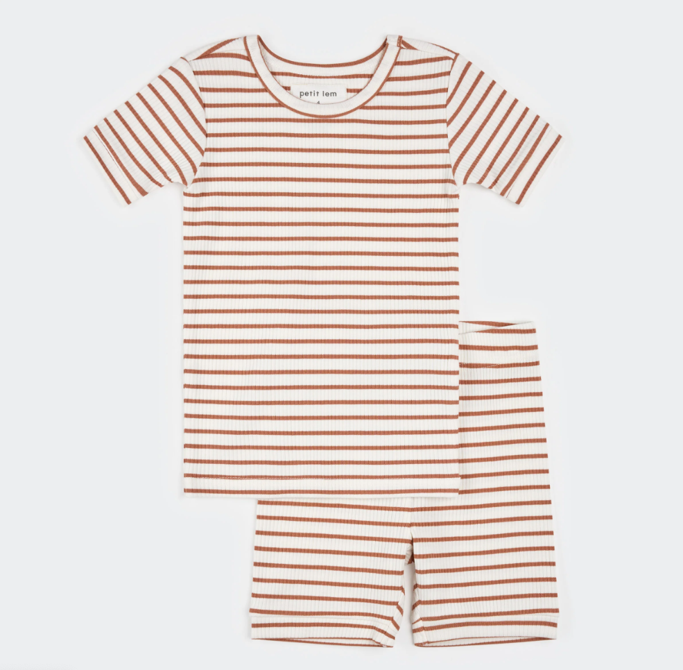 Petit Lem - 2 Piece Short PJ - Stripe|197941
