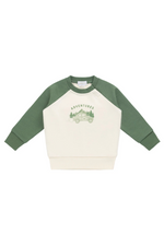 Jamie Kay - Organic Cotton Alden Sweatshirt Adventure Buggy Snow Pea|176738