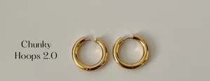 Chunky Hoop 2.0 -18K PVD Gold Plating|186942