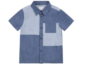 Miles The Label - Woven Block Button Up|193763