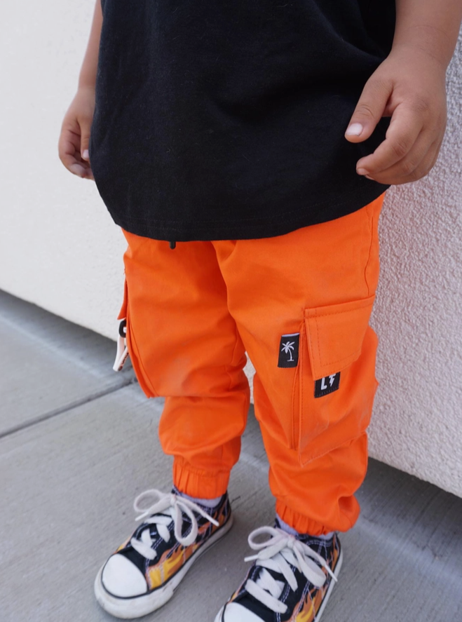 Little Trouble - Orange Cargos|178788