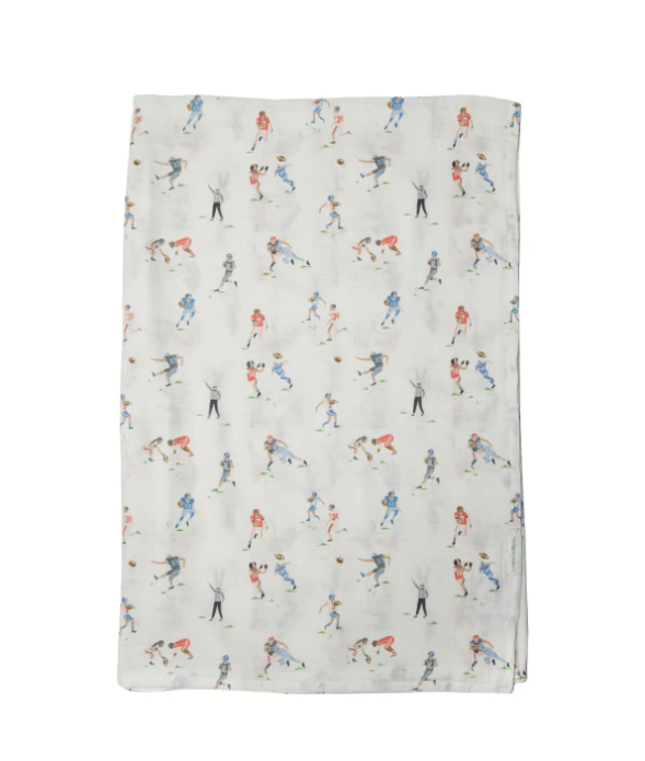 Loulou Lollipop - Muslin Swaddle - Football|136256