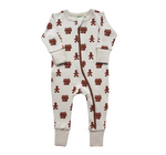 Parade Organics - '2 Way' Zip Romper Gingerbread|80956