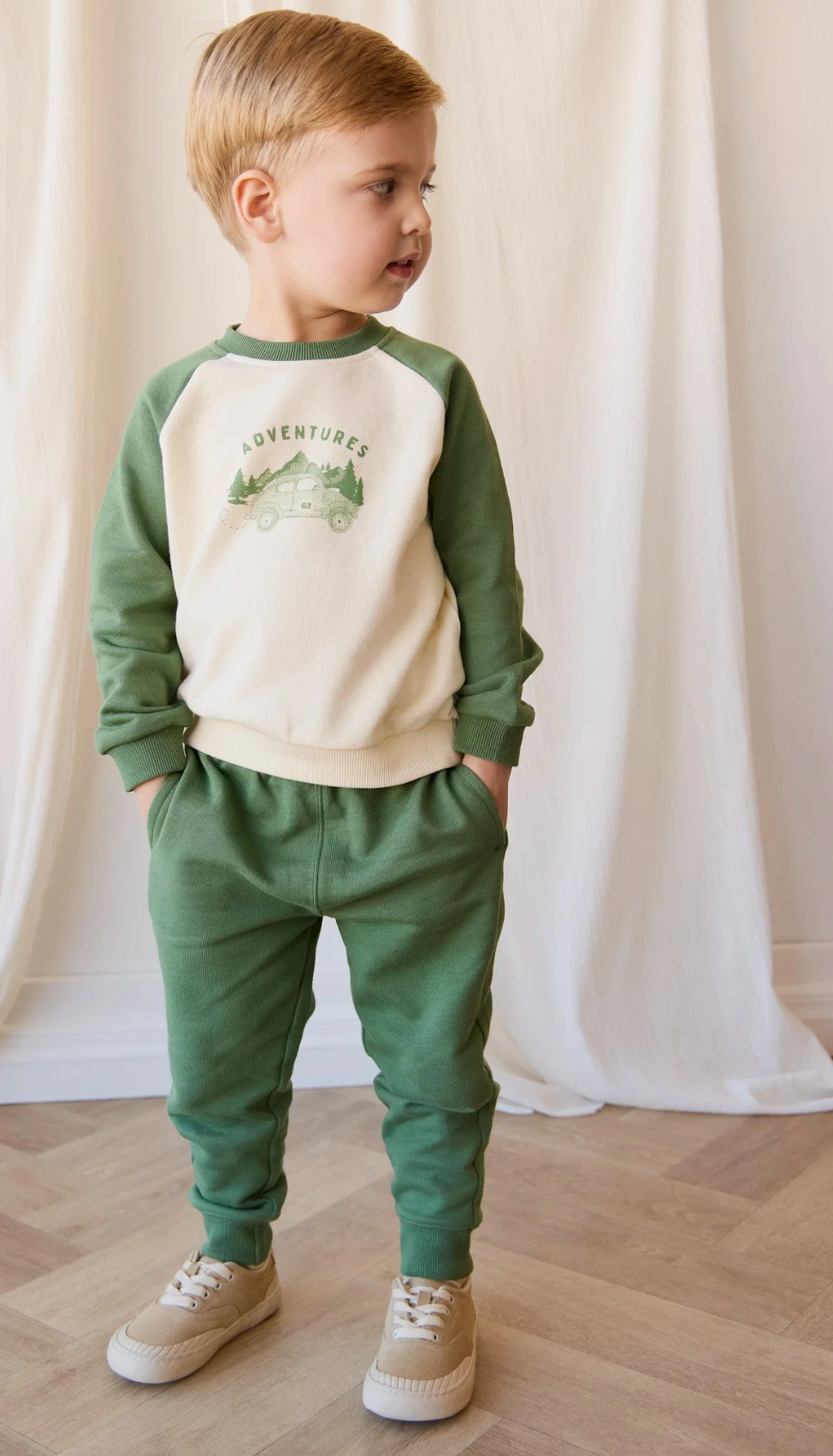 Jamie Kay - Organic Cotton Dominic Track Pant Snow Pea|176734