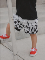 Little Trouble - Heater Flame Shorts White|205848