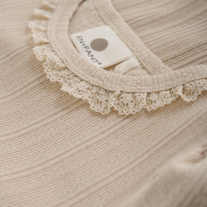 EnFant - Long Sleeve Pointelle French Oak|155824
