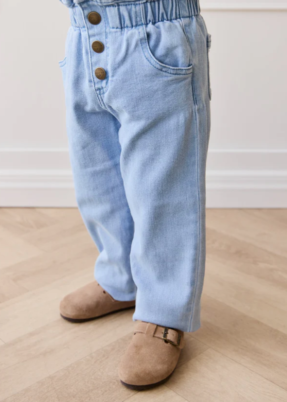 Briella Pant - Washed Denim|154987