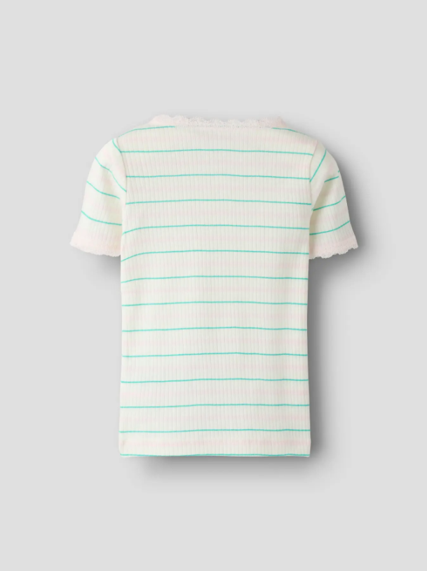 Name It - Lace Stripe Top|216279
