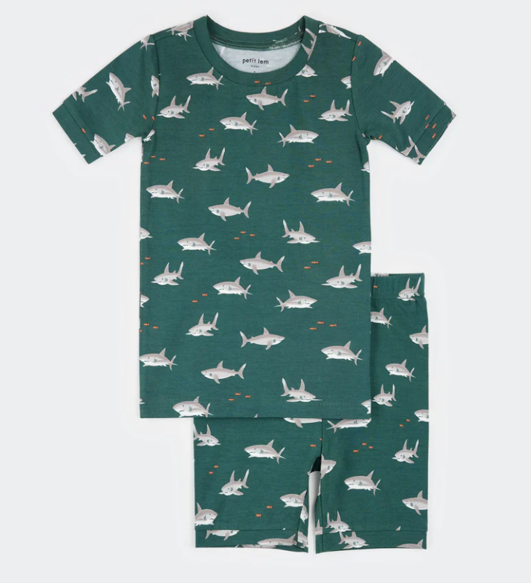 Petit Lem - 2 Piece Short PJ - Sharks|197931