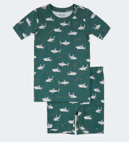 Petit Lem - 2 Piece Short PJ - Sharks|197931