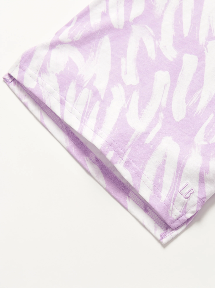 Brush Stroke Tee - Lavender|130150