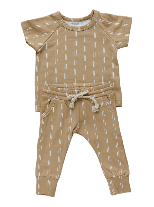 Mebie Baby - Mustard Two-piece Pocket Set|91207