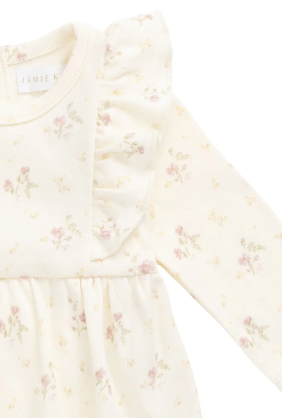 Jamie Kay - Organic Cotton Vivienne Playsuit Thelma Parchment|176862