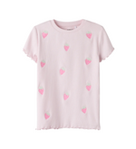 Name It - Strawberry Dreams Ruffle Tee|208218