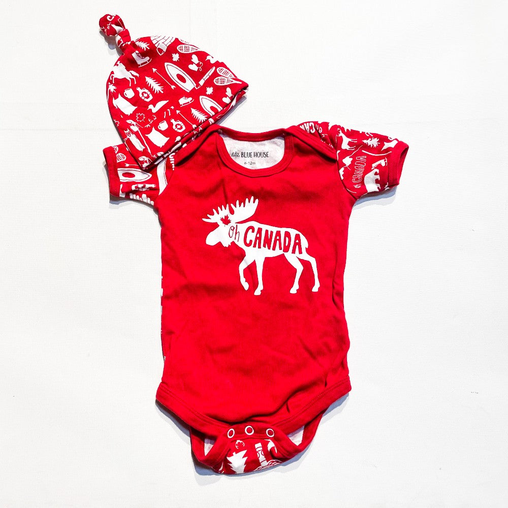 Little Blue House Onesie 6-12M|163651