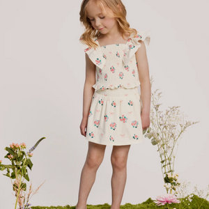 Miles The Label - Woven Floral Bow Set|193760