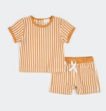 Petit Lem - 2 Piece Set - Yellow Gold Striped|187207