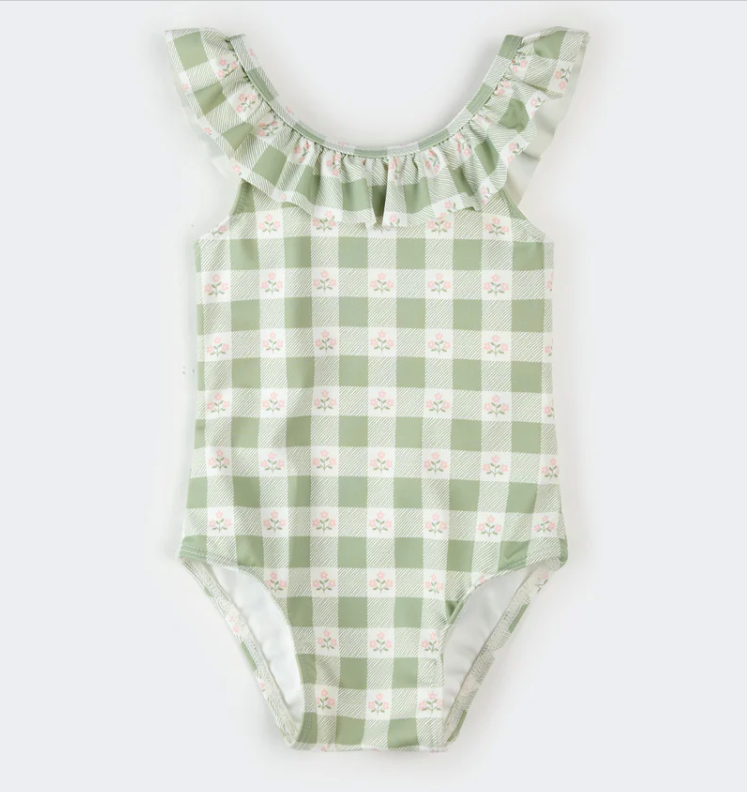 Petit Lem - Swim Green Floral|194048