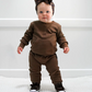 Little Bipsy - Cocoa Waffle Romper|80275