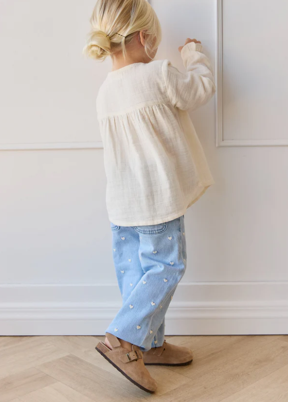 Jamie Kay - Yvette Pant - Petite Heart Denim|154968