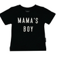 97 Design Co - Mama's Boy Black Kids T-Shirt|65707