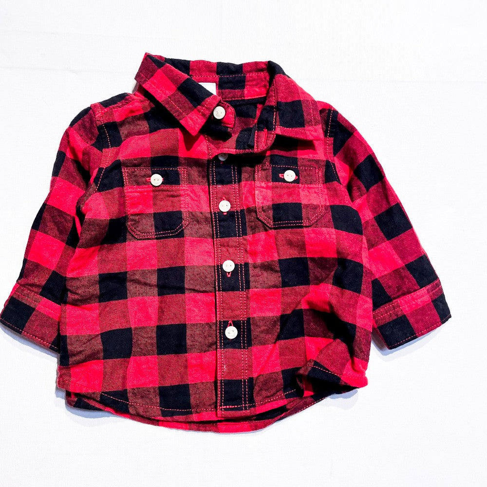 Gap Button Up 3-6M|184102