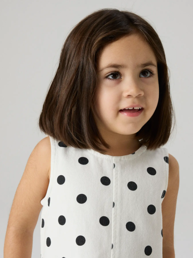 Name It - Polka Dot Denim Dress|214010