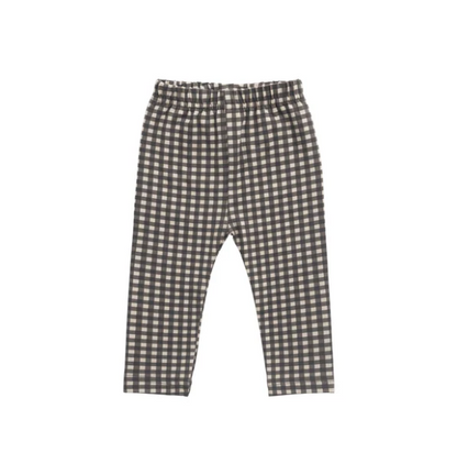 Jamie Kay - Organic Cotton Everyday Legging - Mini Gingham Bistre|153356