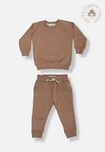 Bee & Magnolia - Organic Jogger Set Mocha|69655