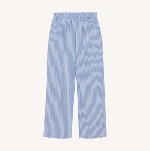 Creamie - Woven Stripe Pants Blue Lustre|193984