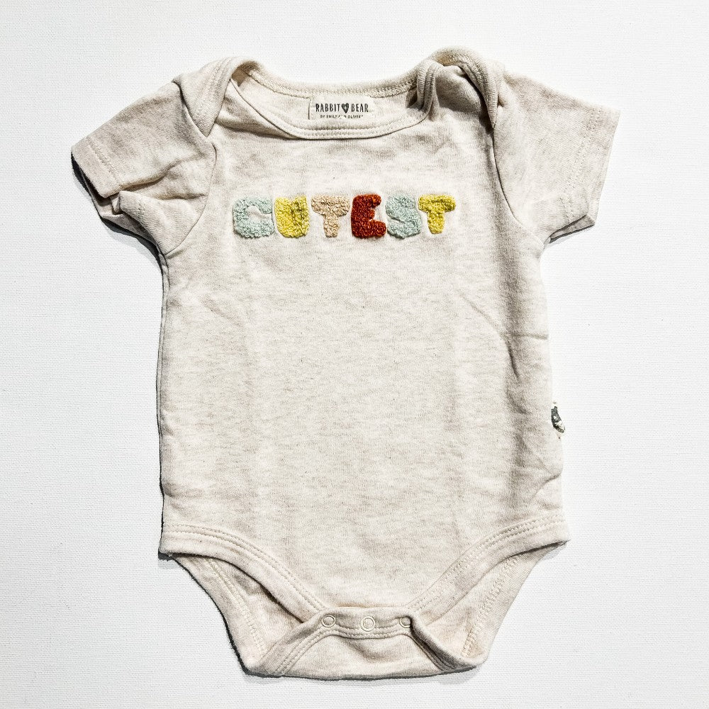 Rabbit + Bear Onesie 6-9M|207864