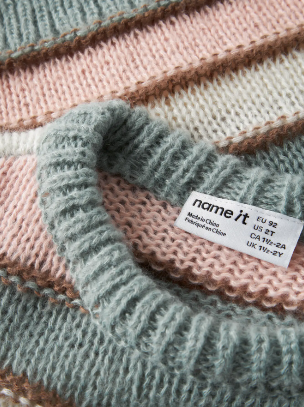 Name It - Striped Knit Sweater|215911