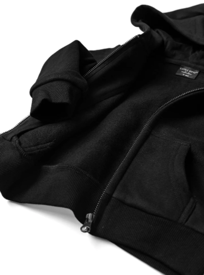Little Bipsy - Classic Zip Hoodie - Black|164218