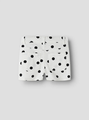 Name It - Polka Dot Jean Shorts|213921